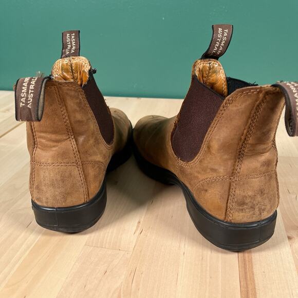 Blundstone Brown Leather Chelsea Boots Women’s Size 8 US / 5 AUS Distress Wear - Picture 7 of 11